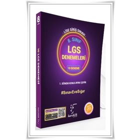 Karekök Yayınları 8. Sınıf LGS 1. Dönem 10'lu Mor Deneme Seti