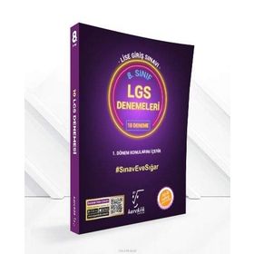Karekök Yayınları 8. Sınıf LGS 1. Dönem 10'lu Mor Deneme Seti