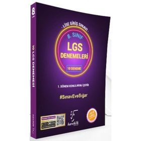 Karekök Yayınları 8. Sınıf LGS 1. Dönem 10'lu Mor Deneme Seti