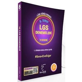 Karekök Yayınları 8. Sınıf LGS 1. Dönem 10'lu Mor Deneme Seti