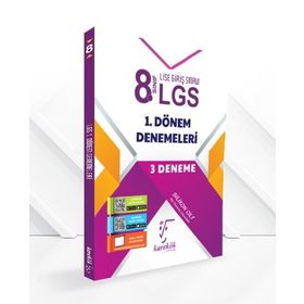 Karekök Yayınları 8.Sınıf LGS 1.Dönem Denemeleri 3 Deneme