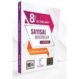 Karekök Yayınları 8. Sınıf LGS 1. Dönem Sayısal 7 Adet Deneme