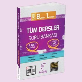 Karekök Yayınları - 8. Sınıf LGS 1. Dönem Tüm Dersler Soru Bankası