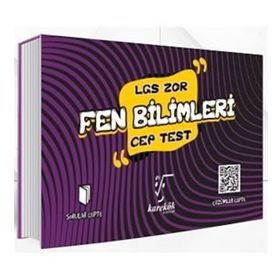Karekök Yayınları 8.Sınıf LGS Cep Test Fen Bilimleri Zor