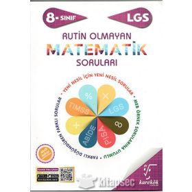Karekök Yayınları 8. Sınıf LGS Rutin Olmayan Matematik Soruları