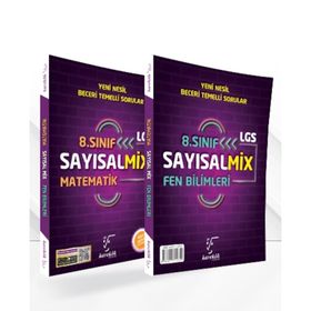 Karekök Yayınları 8. Sınıf LGS Sayısalmix Matematik Ve Fen Bilimleri Soru Bankası
