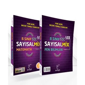 Karekök Yayınları 8. Sınıf LGS Sayısalmix Matematik Ve Fen Bilimleri Soru Bankası