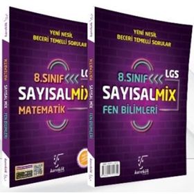 Karekök Yayınları 8. Sınıf LGS Sayısalmix Matematik Ve Fen Bilimleri Soru Bankası