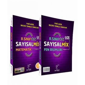 Karekök Yayınları 8. Sınıf LGS Sayısalmix Matematik Ve Fen Bilimleri Soru Bankası