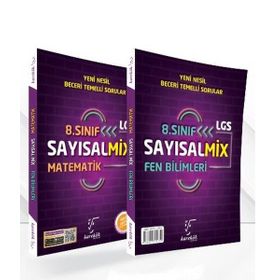 Karekök Yayınları 8. Sınıf LGS Sayısalmix Matematik Ve Fen Bilimleri Soru Bankası