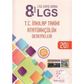 Karekök Yayınları 8. Sınıf LGS TC İnkılap Tarihi Atatürkçülük Denemeleri