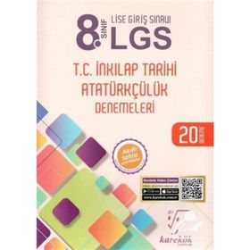 Karekök Yayınları 8. Sınıf LGS TC İnkılap Tarihi Atatürkçülük Denemeleri