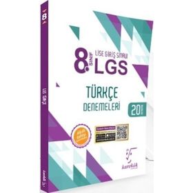 Karekök Yayınları 8. Sınıf LGS Türkçe 20'li Deneme