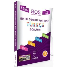 Karekök Yayınları 8. Sınıf LGS Türkçe ROS Beceri Temelli Soru Bankası