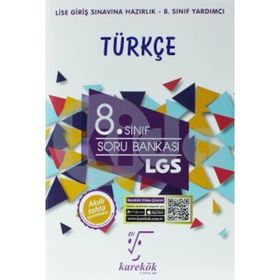 Karekök Yayınları 8.Sınıf LGS Türkçe Soru Bankası