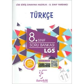 Karekök Yayınları 8.Sınıf LGS Türkçe Soru Bankası