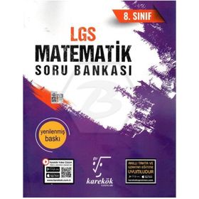 Karekök Yayınları 8. Sınıf Lgs Yenilenmiş Matematik Soru Bankası
