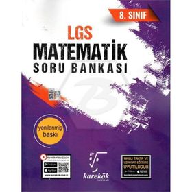 Karekök Yayınları 8. Sınıf Lgs Yenilenmiş Matematik Soru Bankası