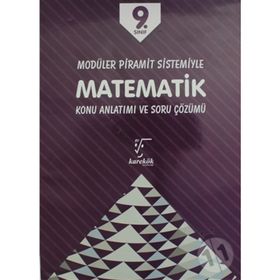 Karekök Yayınları 9. Sınıf Matematik Modüler Konu Anlatımlı Soru Bankası