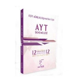 Karekök Yayınları AYT 12 Denemeleri Eşit Ağırlık