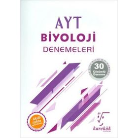Karekök Yayınları AYT Biyoloji 30 Adet Deneme
