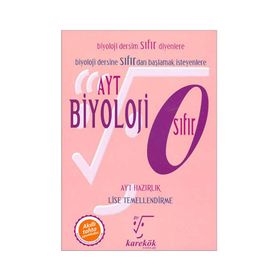 Karekök Yayınları AYT Biyoloji Sıfır