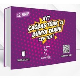 Karekök Yayınları AYT Çağdaş Türk ve Dünya Tarihi Cep Test