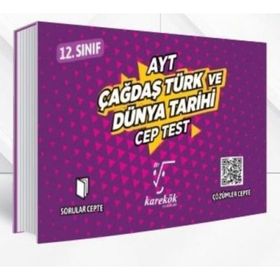 Karekök Yayınları AYT Çağdaş Türk ve Dünya Tarihi Cep Test