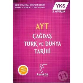 Karekök Yayınları AYT Çağdaş Türk ve Dünya Tarihi Konu Anlatımlı