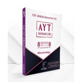 Karekök Yayınları AYT Eşit Ağırlık 8 Deneme Sınav Eve Sığar