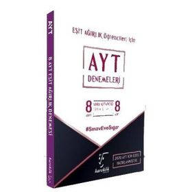 Karekök Yayınları AYT Eşit Ağırlık 8 Deneme Sınav Eve Sığar