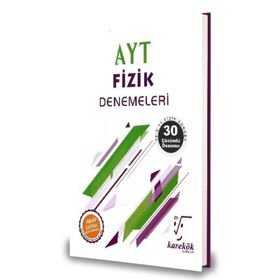 Karekök Yayınları AYT Fizik 30 Çözümlü Deneme