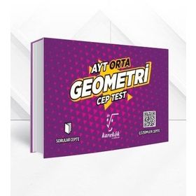 Karekök Yayınları AYT Geometri Orta Cep Test