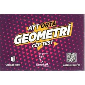 Karekök Yayınları AYT Geometri Orta Cep Test