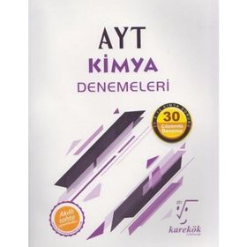 Karekök Yayınları - AYT Kimya Denemeleri Kitabı