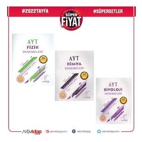 Karekök Yayınları AYT Kimya-Fizik-Biyoloji 3 Kitap Deneme Seti