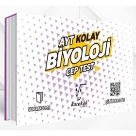 Karekök Yayınları AYT Kolay Biyoloji Cep Test