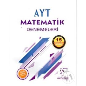 Karekök Yayınları AYT Matematik 15 Çözümlü Deneme