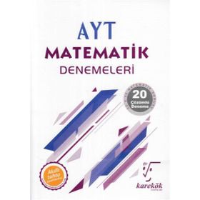 Karekök Yayınları AYT Matematik Çözümlü 20 Deneme