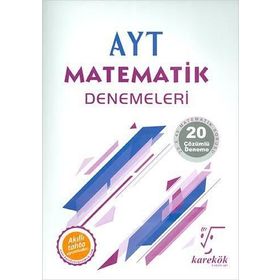 Karekök Yayınları AYT Matematik Çözümlü 20 Deneme