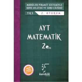 Karekök Yayınları AYT Matematik MPS 2. Kitap Konu Anlatımı