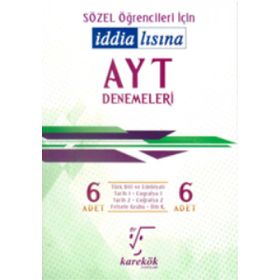 Karekök Yayınları AYT Öğrencileri İçin İddialısına 6 Sözel Denemeleri