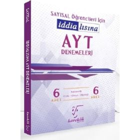 Karekök Yayınları AYT Öğrencileri İçin İddialısına Sayısal Denemeleri