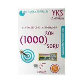 Karekök Yayınları Ayt Öncesi Çözülmesi Gereken Son 1000 Soru Sayısal