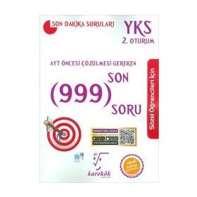 Karekök Yayınları Ayt Öncesi Çözülmesi Gereken Son 999 Soru Sözel