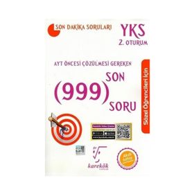 Karekök Yayınları Ayt Öncesi Çözülmesi Gereken Son 999 Soru Sözel