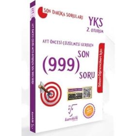 Karekök Yayınları Ayt Öncesi Çözülmesi Gereken Son 999 Soru Sözel