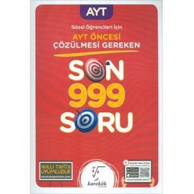 Karekök Yayınları Ayt Öncesi Çözülmesi Gereken Son 999 Soru Sözel