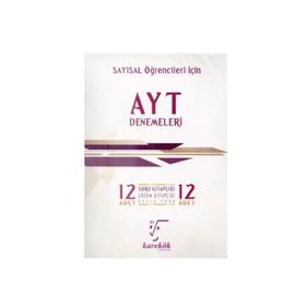 Karekök Yayınları AYT Sayısal 12'li Deneme Sınavı