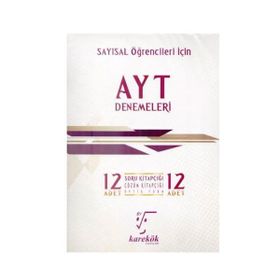 Karekök Yayınları AYT Sayısal 12'li Deneme Sınavı